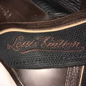 Louis Vuitton Men’s Leather Sandals Size 12